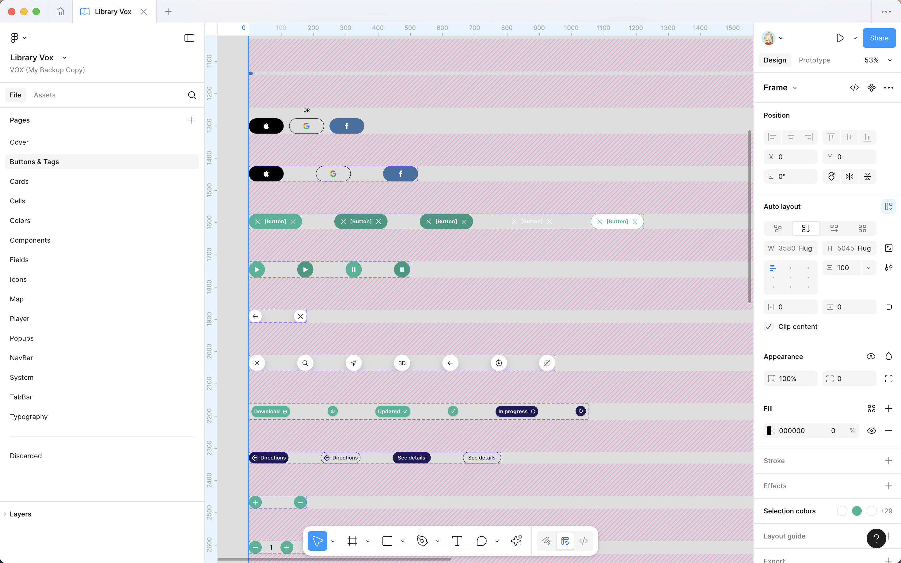 Design components in Figma