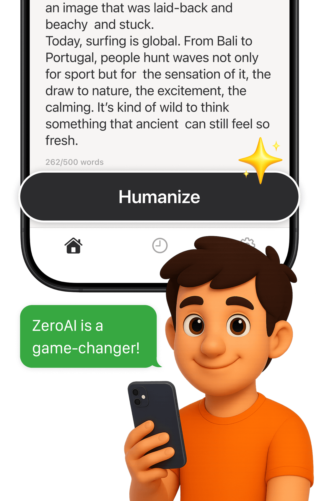 Humanize AI · ZeroAI project visual 1